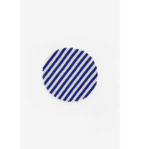 Posavasos Redondo de Lujo Hecho a Mano con Cuentas de Semillas, Diseño Personalizado, Bordado Artesanal, Bordado con Cuentas, Punto de Cruz, Trabajo de Aguja - Product Image 4