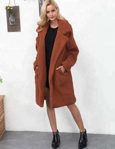 Nesta Sports – Nouveauté : Manteau long en polaire tissée à carreaux multicolores pour femme, style blazer, vêtement d'extérieur personnalisé - Product Image 6