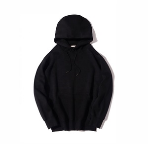 High Quality Homme Cotton Men's Drawstring Hooded Kapuzenpullover Hoodie a barbatilor Hooded Plain Sweatshirt kapucni - Product Image 2