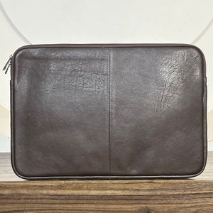 Vente en gros Sacs en cuir de vachette de haute qualité pour ordinateur portable 13 14 15 15.6 pouces Sacs de protection pour ordinateur portable et housses de transport pour unisexe - Product Image 6