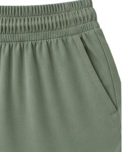 Women Sage Green Sleeveless Tank Top And Shorts <b>Set</b> Cotton Spandex Casual Summer Lounge Wear Two Piece Outfit Fitness Yoga OEM - Product Image 6