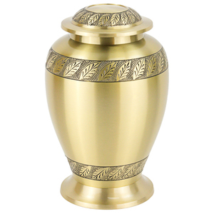 Handmade White Brass Adult Cremation Urn Vintage Engraved Metal Funeral Urn for Ashes <b>Keepsake</b> Metal <b>Memorial</b> Vessel for Ashes - Product Image 5