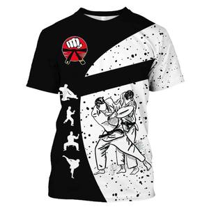 Camisetas Casuales de Cuello Redondo para Hombre, al por Mayor, de Alta Calidad, Lisas, con Logotipo Impreso Digital Personalizado, Corte Regular, Poliéster/Algodón, Secado Rápido - Product Image 5