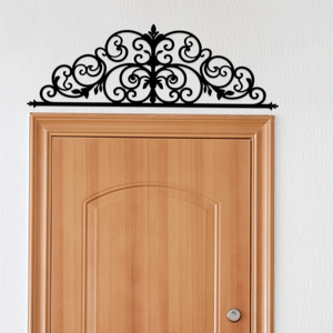 CIFbuy Vintage Floral Iron Door Hanger Reversible Seasonal <b>Wall</b> <b>Decor</b> for Living Room Bedroom Kitchen Bathroom - Product Image 2