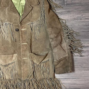 Stylish Fashion Suede Jacket With Fringes Outerwear For Winter Season Make Your Own <b>Design</b> Women Fringes Suede Leather Jacket - Product Image 4