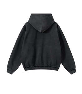 Sudadera con Capucha Personalizada 100% Algodón, Estilo Vintage, Lavado Ácido, Oversize, Streetwear, Alta Calidad, Fabricación OEM y ODM - Product Image 3