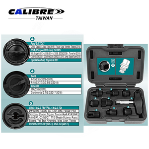TAIWAN CALIBRE Kit de 9 outils en plastique pour le démontage et la pose des bouchons de vidange d'huile pour Ford, Mercedes, Paccar, VAG, BMW, Opel/Vauxhall - Product Image 3