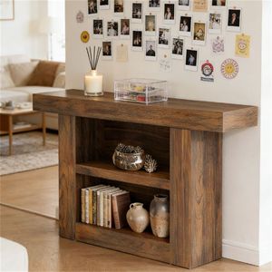 <b>Console</b> <b>Table</b> with <b>Storage</b> Space for Entrance Corridor or <b>Storage</b> Desk Use - Product Image 2