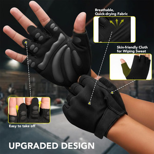 Gants d'entraînement légers avec matériau respirant et poignée rembourrée pour la musculation et le renforcement musculaire, gants de sport en gros pour la salle de sport - Product Image 6