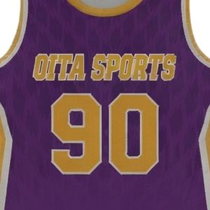 Ensemble uniforme de lacrosse pour hommes, violet et or, sublimation, polyester, léger, maillot et short de sport, vêtements d'entraînement - Product Image 5