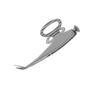 กรรไกรตัดกระจกตา Barraquer Iris ขนาดใบมีด 7 มม. สำหรับการตัดละเอียด ทำจากสแตนเลสสตีล เครื่องมือผ่าตัดขนาดเล็ก ได้รับการรับรองมาตรฐาน CE โดย Blush Surgical - Product Image 3