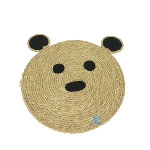 Vietrustic Popular Design Cute <b>Rustic</b> Baby <b>Rug</b> Handmade Water Hyacinth Seagrass Woven Striped Nursery Kids Bedroom Floor - Product Image 3