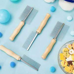 Peine para Mascotas con Acabado Antiestático, Diseño de Dientes Largos para Desenredar el Pelo y Cuidar el Pelaje Profundo - Product Image 6