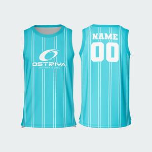 Venta al por Mayor de Camisetas de Baloncesto Reversibles Personalizadas con Sublimación de Logotipos y Números, Chaleco Reversible para Hombre de Alta Calidad, 100% Poliéster - Product Image 6