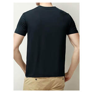 T-shirt en soie glacée à séchage rapide, 1 pièce, à manches courtes, pour le sport, avec bande réfléchissante, pour la course et l'entraînement, léger et respirant - Product Image 6