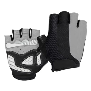 OEM Half-Finger Leather Cycling Gloves Breathable Non-Slip Gym MTB Road Mountain Bike Sports Outdoor Protection - Product Image 4