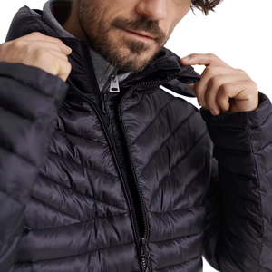 <b>Top</b> Quality Custom Logo Design Winter Outdoor Heavyweight Padded <b>Bubble</b> Puffer Down Jacket for Men With Hood - Product Image 5