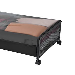 Contenitori portaoggetti sotto il letto con coperchi trasparenti e ruote, organizer per scarpe 36,0 x 18,1 x 7,3 pollici, 3 pezzi - Product Image 5