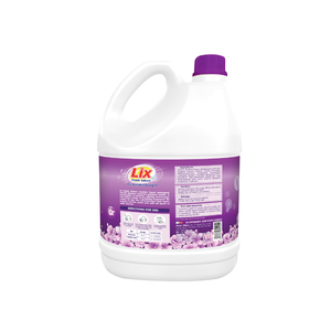 Lix Purple Sakura Laundry Detergent 4L Long Lasting Floral Fragrance Whitening Stain Remover Liquid <b>Machine</b> Wash for Apparel - Product Image 1
