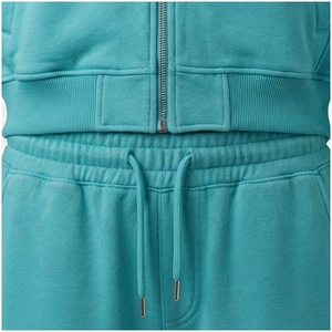 Conjunto de 2 Piezas de Sudadera con Capucha y Pantalones Deportivos de Felpa de Peso Medio 100% Algodón para Mujer, Estilo Vintage, para Otoño e Invierno - Product Image 5