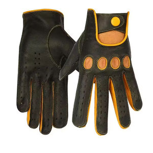 Guantes de Conducción Profesionales de Alta Calidad en Cuero, con Logotipo Personalizado Impreso, Guantes de Conducción con Cuero Genuino - Product Image 2