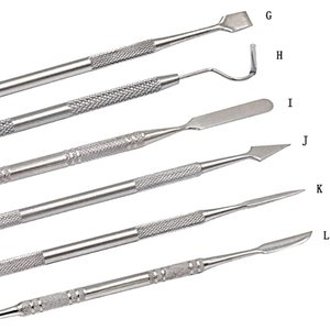 Kit professionnel de 12 outils de sculpture dentaire en acier inoxydable pour cire, kit de précision pour la sculpture chirurgicale - Product Image 3