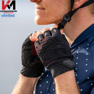 Guantes de ciclismo para hombre y mujer, antideslizantes, absorbentes de golpes, para bicicleta de montaña, transpirables, de cuero, con pantalla táctil, para deportes al aire libre - Product Image 4