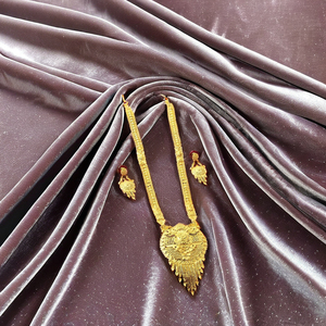 ชุดเครื่องประดับยาวแฟชั่นไมโครโกลด์14K 18K 24K ชุดเครื่องประดับทรงยาวรูปทรงไมโครชุดเครื่องประดับงานแต่งแบบดั้งเดิม - Product Image 2