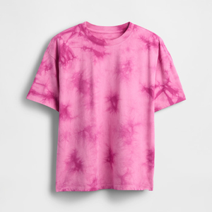Custom <b>Tie</b> Dye Spiral T Shirt 100% Cotton Oversized Streetwear Casual Unisex Summer Tee Wholesale - Product Image 5