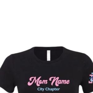 Camiseta negra Jack and Jill Mom para mujer, camiseta informal de algodón con estampado, suave y cómoda, para uso diario, eventos familiares, ropa a juego - Product Image 2