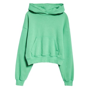<b>Women's</b> <b>Green</b> Hooded <b>Fleece</b> 2-Piece Shorts Set Casual Regular Fit Solid Color Winter Daily Wear Breathable Quick Dry Waterproof - Product Image 6