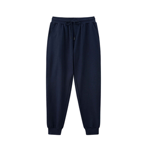 Men's Casual Sweatpants Solid Color Drawstring <b>Elastic</b> <b>Waist</b> Joggers Autumn Midweight <b>Trousers</b> - Product Image 4