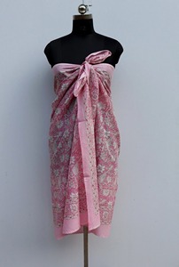 Lot de paréos de plage d'été en coton imprimé floral faits à la main, assortiment varié, vente en gros - Product Image 5