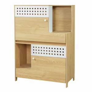 Moderno Tavolino 2-in-1 per Gatti con Recinto Naturale e Casetta Integrata, per 2 Gatti di Taglia Piccola o Media - Product Image 2