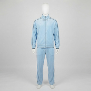 Survêtement de jogging 2-en-1 en velours sans couture 100 % coton imprimé sur mesure RS pour homme – Luxe, respirant, écologique, style urbain, collection automne, grandes tailles - Product Image 1