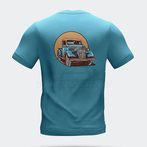 Camisetas DTF de Poliéster/Algodón Premium de Diseño Personalizado - Secado Rápido, Ecológicas, Transpirables, Cómodas para Uso Diario, Directo de Fábrica - Product Image 2