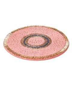 Posavasos bordado con cuentas de aspecto atractivo hecho a mano más hermoso para el hogar, cocina y hoteles, uso en la oficina para mantener las tazas - Product Image 1