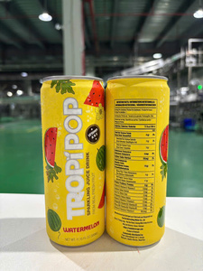 Refresco/Bebida Gaseosa 330ml en Botella con Sabor, OEM ODM, Filtrada con Varios Sabores de Frutas: Melocotón, Mango, Sandía - Product Image 3