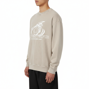 Sweat-shirt à capuche en polaire imperméable et coupe-vent pour homme, col rond, broderie logo sur le devant, personnalisable, OEM, hiver, décontracté - Product Image 2