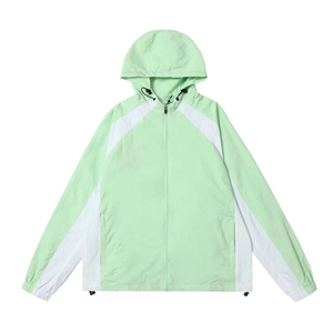Stree twear Manufacturer Custom <b>Men</b> Casual Color block Reflective Nylon waterproof Utility Windbreaker <b>Jacket</b> - Product Image 3