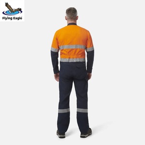 Uniforme de Trabajo de Alta Visibilidad, Cinta Reflectante de Seguridad, Conjunto de Ropa Impermeable para Trabajadores de la Construcción - Product Image 4