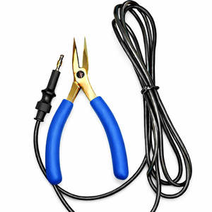 Grounded SP Model Stainless Steel Precision Pliers Slanted Tip for Permanent Jewelry Making Pulse-Arc Welding (Modern Style) - Product Image 5