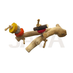 Rama de Madera de Café Ecológica y Duradera para Pájaros, Juguete para Pájaros C L - Product Image 1