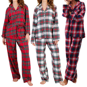 Ensemble de pyjama en satin deux pièces personnalisé OEM pour femmes, 100% coton, dentelle respirante, vêtements de nuit doux, haut et short, hiver, logo personnalisé - Product Image 1