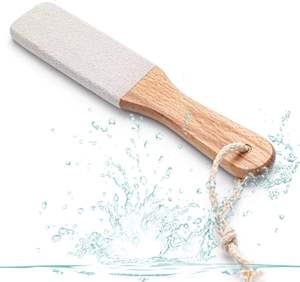 Râpe à pieds ergonomique en bois de hêtre UBI, double face, avec papier abrasif, anti-callosités, durable et résistant aux bris, pour usage domestique - Product Image 1