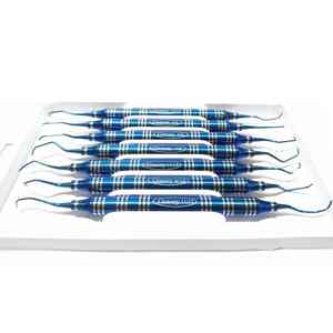 ชุดเครื่องมือขูดหินปูนทางทันตกรรม CARONIA SURGICAL คุณภาพสูง ทำจากเหล็กกล้าไร้สนิม แบบใช้มือ 7 ชิ้น ด้ามจับแบบกลวง หัวเข็ม ได้รับการรับรองมาตรฐาน CE - Product Image 2