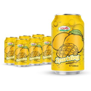 Proveedor principal de bebidas, bebida de jugo espumoso, lata de 330ml, fábrica NAWON en Vietnam, muestra gratis, MOQ bajo, Etiqueta Privada, OEM, ODM - Product Image 2