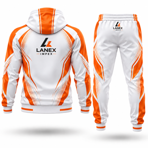 Professional Custom Sublimation <b>Tracksuit</b> Set Full Dye Print Team Sportswear with Personalized Logo Training Jacket and Pants - Product Image 3
