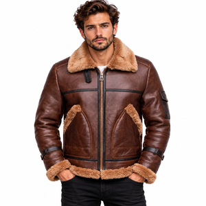<span class=keywords><strong>Veste</strong></span> d'<span class=keywords><strong>aviateur</strong></span> d'hiver pour homme avec plusieurs poches, manches longues, style décontracté, vente en gros d'usine - Product Image 6