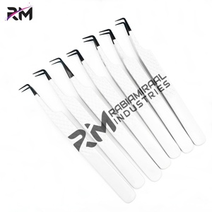 Pinzas para Pestañas RMI Best Picking Lashes, Ángulo de 90 Grados, Corte de Diamante, Agarre Sostenible de Acero Inoxidable, Precisión Duradera - Product Image 2